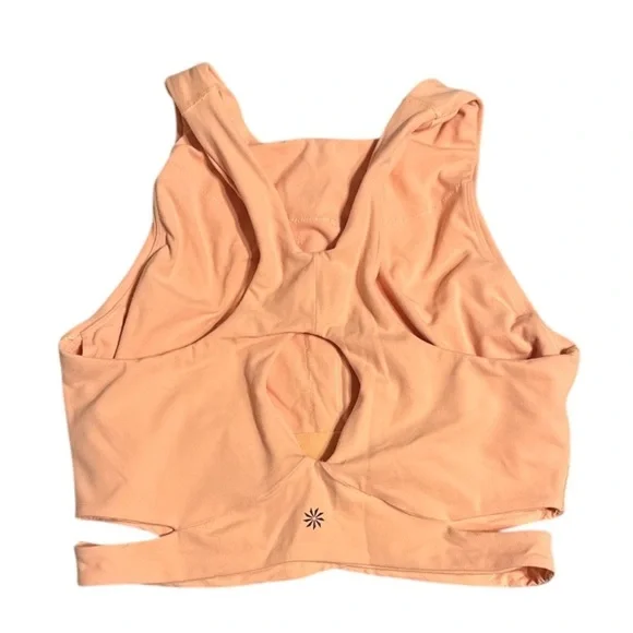 Athleta Women's Conscious Cut Out Crop Sports Bra - Picture 2 of 3